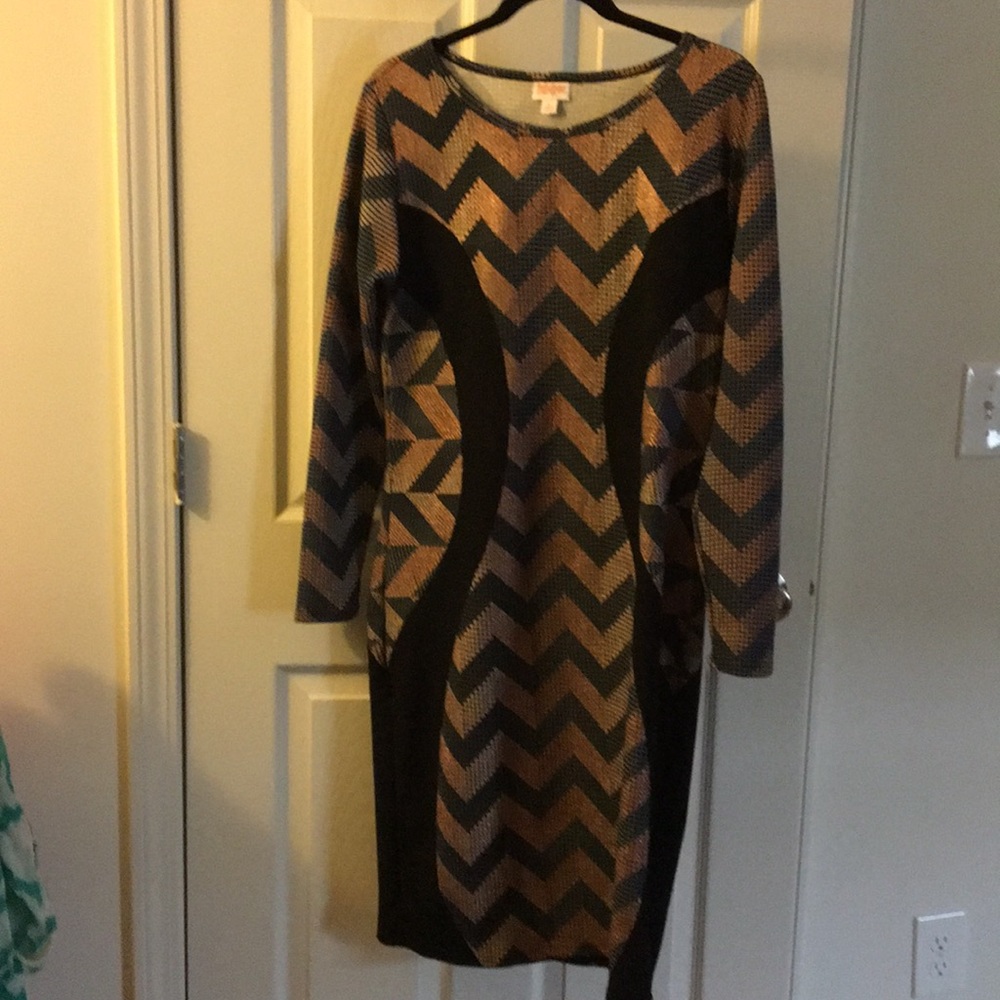 Lularoe Debbie Dress- Large